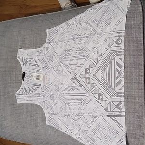 Sheer open back workout tank